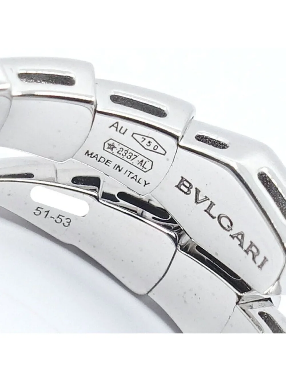 Bvlgari Ring Serpenti Viper Diamond No WG White Gold
